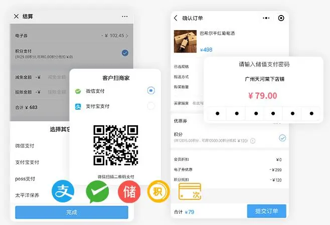 通过电子钱包充值